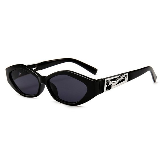 Black Angle Frame Sunglasses - Picture 1 of 2